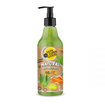 Gel de Dus Natural Hello Hydration cu Aloe & Cbd Skin Supergood Organic Shop, 500 ml