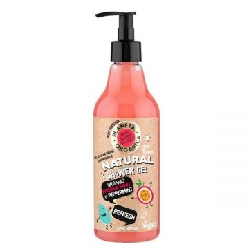 Gel de Dus Natural Refresh Skin SuperGood, 500 ml