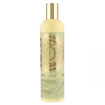 Gel de Dus Nutritiv cu Plante Siberiene Shishka Honey Natura Siberica, 400 ml