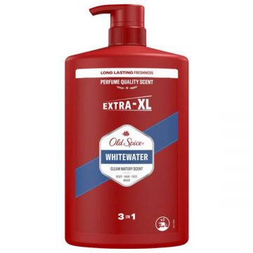 Gel de Dus pentru Barbati - Old Spice Whitewater Body - Hair - Face Wash 3in1, 1000 ml