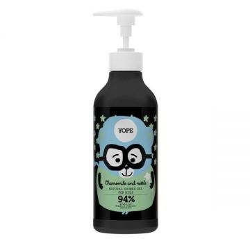 Gel de dus pentru copii Musetel si Urzica, Yope 400 ml
