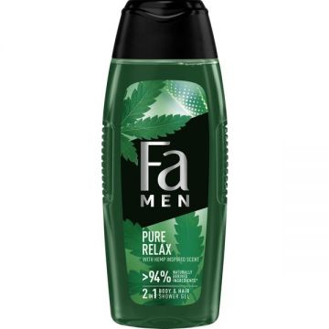 Gel de Dus pentru Par si Corp pentru Barbati - Fa Men Pure Relax, 400 ml