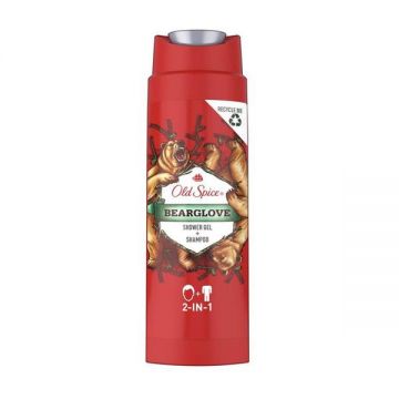Gel de Dus si Sampon pentru Barbati - Old Spice Bearglove Shower Gel + Shampoo 2in1, 250 ml