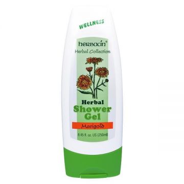 Gel dus si sampon, cu galbenele, Herbacin, 250 ml