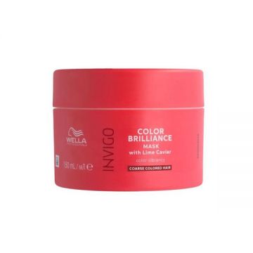 Masca pentru Par Vopsit cu Fir Gros - Wella Professionals Invigo Color Brilliance Coarse, 150 ml