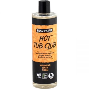 Spuma de Baie Energizanta cu Arnica si Ghimbir Hot Tub Club Beauty Jar, 400 ml