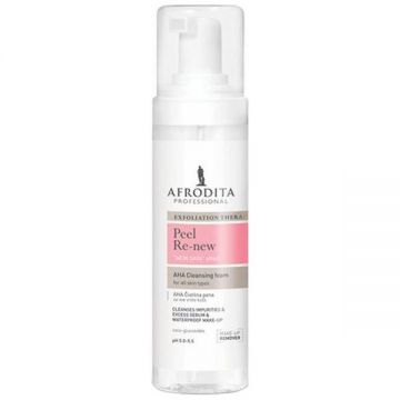 Spuma de Curatare - Cosmetica Afrodita Peel Re-New AHA Cleaning Foam, 200 ml