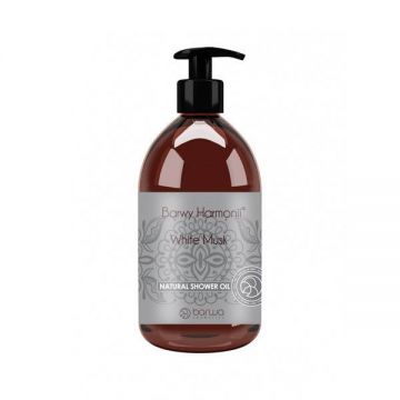 Ulei natural de dus cu mosc alb, Barwa Cosmetics, 440 ml