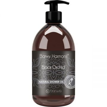 Ulei natural de dus cu orhidee neagra, Harmony, Barwa Cosmetics, 440 ml