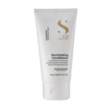 Balsam de Stralucire pentru Par Normal - Alfaparf Milano Semi Di Lino Diamond Illuminating Conditioner, 50ml