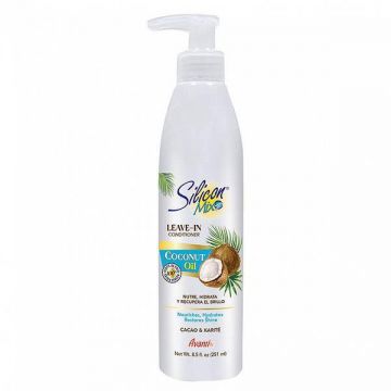 Balsam Fara Clatire Hidratant cu Ulei de Cocos, Silicon Mix Coconut Leave-In, 251 ml