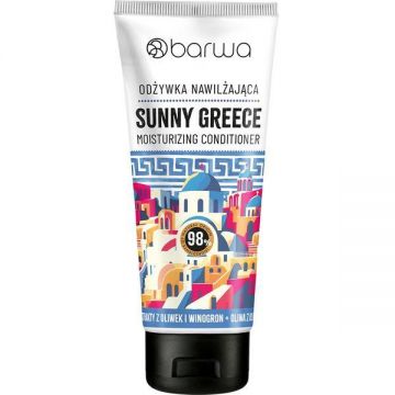 Balsam par hidratant SUNNY GREECE cu extract de masline si struguri, Barwa Cosmetics, 200 ml