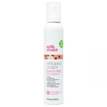 Balsam Spuma Hidratant - Milk Shake Whipped Cream Leave-In Foam with Flower Fragrance, 200 ml