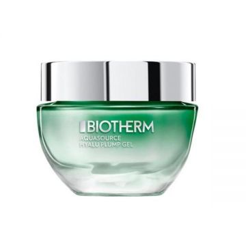 Gel Biotherm Aquasource Hyalu Plump pentru ten normal sau gras, pentru o piele vizibil revitalizata si radianta, 50 ml