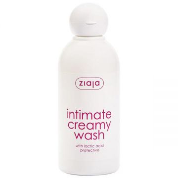 Gel Cremos pentru Igiena Intima cu Acid Lactic/ Protectie - Ziaja Intimate Creamy Wash, 200 ml