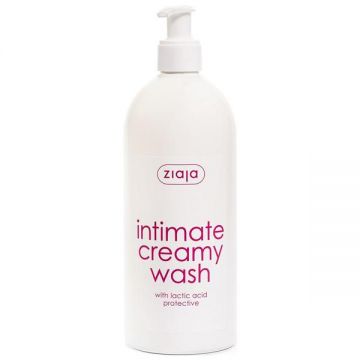 Gel Cremos pentru Igiena Intima cu Acid Lactic/ Protectie - Ziaja Intimate Creamy Wash, 500 ml