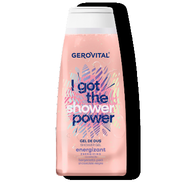 Gel De Duș Energizant Cu Note Fructate și Lemnoase  Vitalitate și Prospețime, Gerovital, 400 Ml