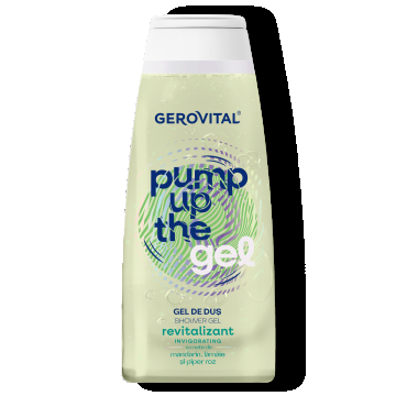Gel De Duș Revitalizant Cu Note Citrice Lemnoase  Revigorare și Prospețime, Gerovital, 400 Ml