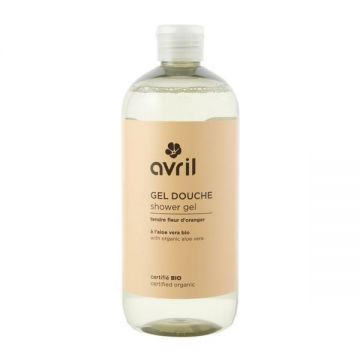 Gel de dus bio cu flori de portocale, - Avril, 500 ml