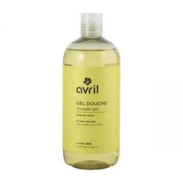 Gel de Dus bio Lamaie si Aloe - Avril, 500 ml