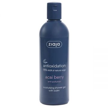 Gel de Dus cu Balsam Hidratant - Ziaja Acai Berry Anti-Pollution, 300 ml
