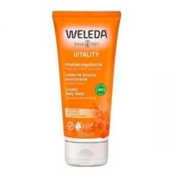 Gel de dus cu catina, Weleda Vitality, 200 ml