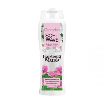 Gel de dus cu ingrediente naturale, aroma de Mosc Gardenie, Cosmaline Soft Wave, 400 ml