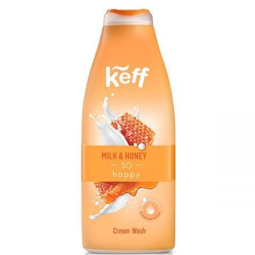 Gel de Dus cu Lapte si Miere - Keff Milk& Honey Body Wash, 500 ml