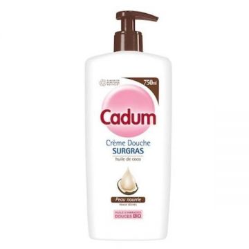 Gel de dus cu nuca de cocos Cadum Surgras, 750 ml