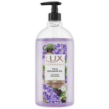 Gel de Dus cu Smochina - Lux Botanicals Fig & Geranium Oil with Botanical Oils Shower Gel, 720 ml