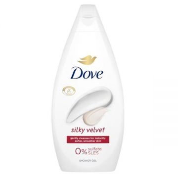 Gel de Dus - Dove Essential Care Silky Velvet Shower Gel, 450 ml