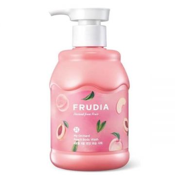 Gel de Dus Nutritiv cu Piersici - Frudia My Orchard Peach Body Wash, 350 ml