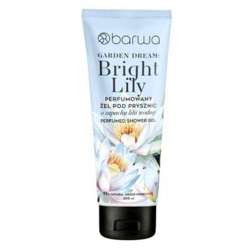 Gel de dus parfumat cu floare de nufar, Barwa Cosmetics, 200 ml