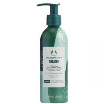 Gel de dus pentru par si corp The Body Shop, Breathe, 200 ml