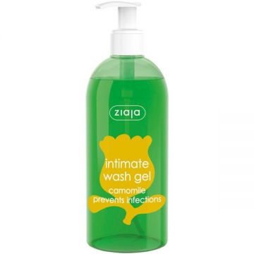 Gel pentru Igiena Intima cu Extract de Musetel/ Calmare - Ziaja Intimate Hygiene Washes Herbal, 500 ml