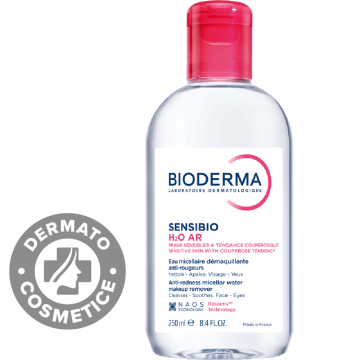 Lotiune micelara Sensibio H2O AR, 250ml, Bioderma