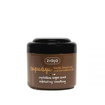 Scrub Exfoliant pentru Corp cu Cristale de Zahar - Ziaja Cupuacu Crystalline Sugar Scrub Exfoliating - Smoothing, 200 ml
