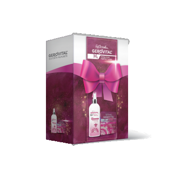 Set Cadou Femei Gerovital H3 Evolution Perfect Look: Cremă Hidratantă și Apă Micelară Bifazică Cu Acid Hialuronic și Ulei De Trandafir