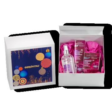 Set Cadou Gerovital H3 Evolution: Cremă Antirid, Ser și Apă Micelară Cu Acid Hialuronic