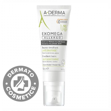 Balsam emolient pentru piele uscata-iritata Exomega Allergo DEFI, 40ml, A-derma