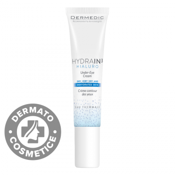 Crema hidratanta pentru conturul ochilor Hydrain 3 Hialuro, 15ml, Dermedic