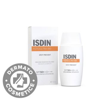 Fotoultra 100 Spot Prevent Fusion Fluid cu SPF50, 50ml, Isdin