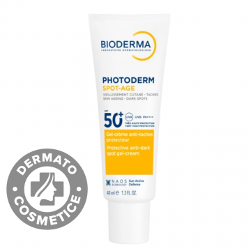Gel-crema cu efect antioxidant impotriva petelor brune Photoderm Spot-Age SPF 50+, 40ml, Bioderma