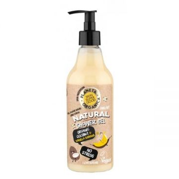 Gel de dus Natural No Stress, 500ml, Planeta Organica