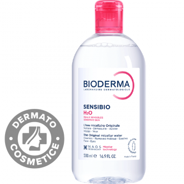 Solutie micelara Sensibio H2O, 500ml, Bioderma