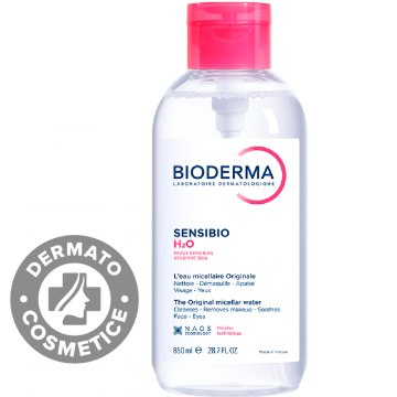 Solutie micelara Sensibio H2O, 850ml, Bioderma