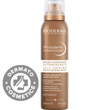 Spray autobronzant Photoderm Brume hidratant, 150ml, Bioderma