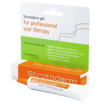 Strataderm gel pentru cicatrici anormale, 10g, Stratpharma