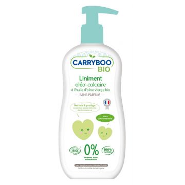 Ulei de corp pentru bebelusi fara parfum si cu ulei de masline BIO, 450ml, Carryboo