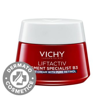 Crema de noapte cu retinol Liftactiv B3, 50ml, Vichy